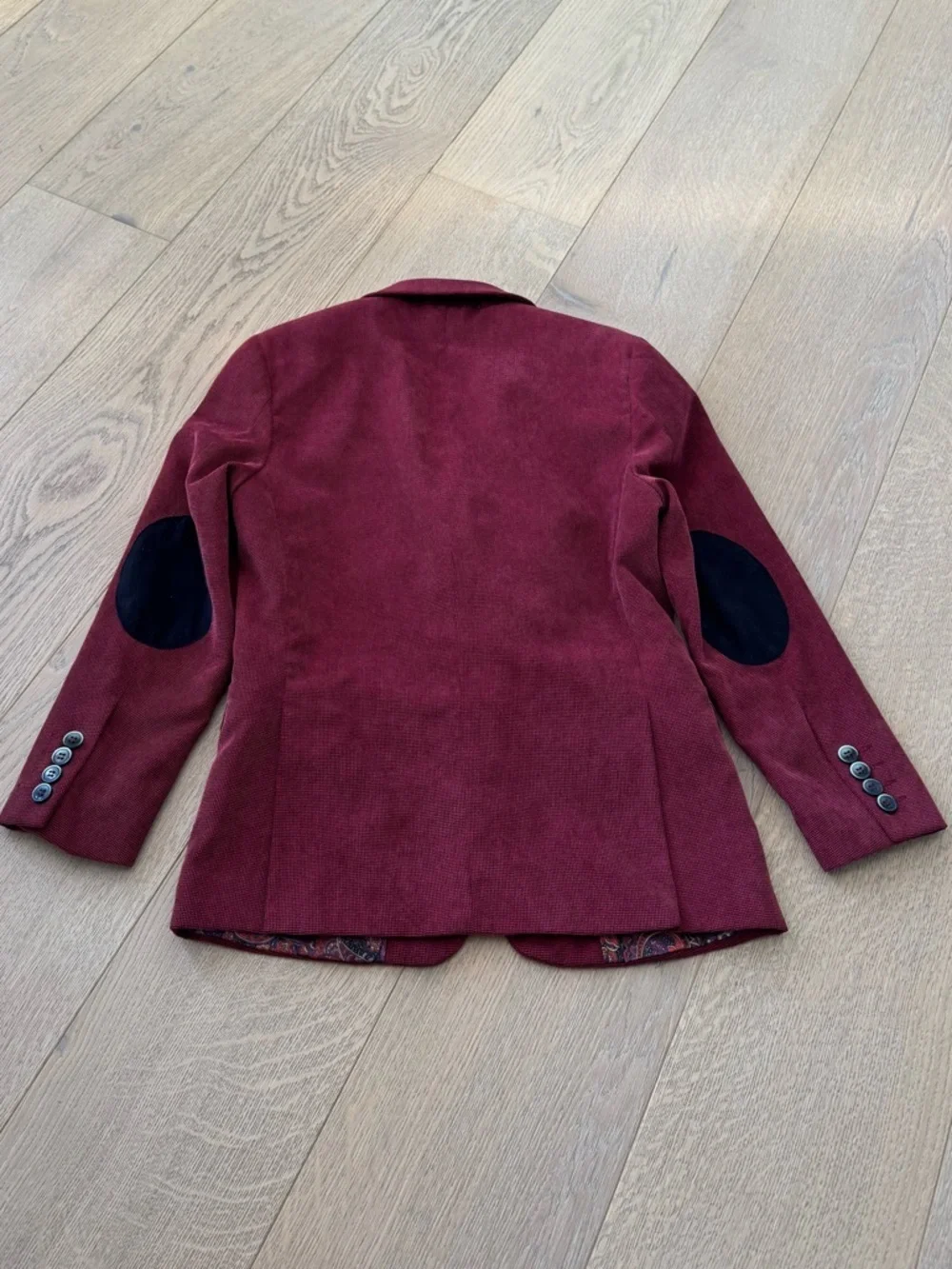 James Morgan Corduroy Burgundy Boys Blazer Sports Coat Size 10